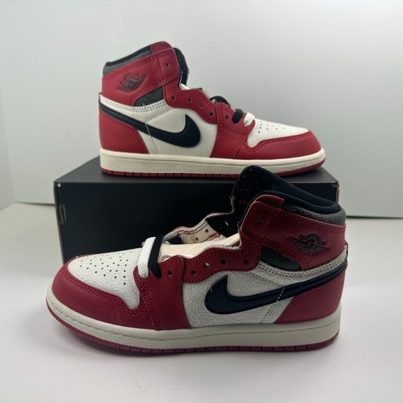 Nike Air Jordan 1 Retro High OG Varsity Red Black Sail FD1412-612 PS Sz 12C- 3Y - Picture 1 of 11